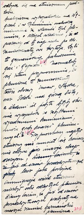 Rękopis pracy doktorskiej Józefa Żurowskiego pt. Wykopalisko z Jakuszowic Małych na tle pokrewnyc...