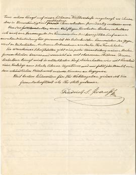 List (rękopis na papierze firmowym) od Fryderyka S. Kraussa do Erazma Majewskiego  strona 2