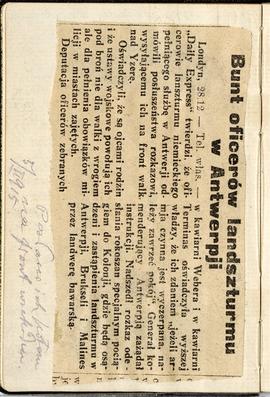 Notatnik nr 80 z odręcznymi notatkami Erazma Majewskiego z okresu od 26.12 1914 r. do 11.02.1915 ...