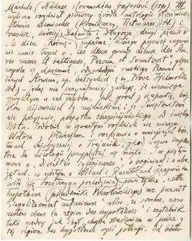 Rękopis Aleksandra Brucknera  strona 3