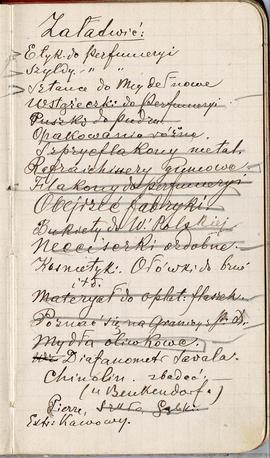 Notes nr 13 z okresu 01.02.1882 r.- 01.05.1882 r.Notatki odręczne Erazma Majewskiego (część wykre...